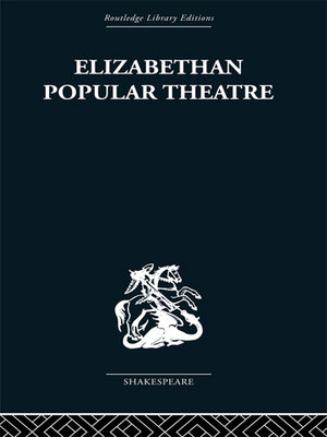 cover image of Elizabethan Popular Theatre
